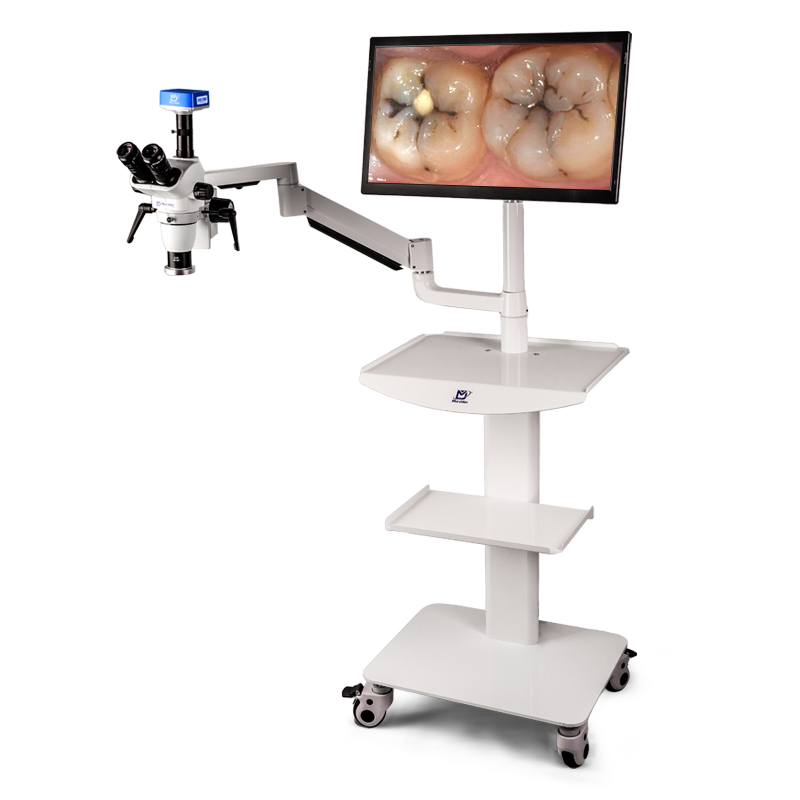 牙科顯微鏡MSD208三目萬(wàn)向搖臂可升降